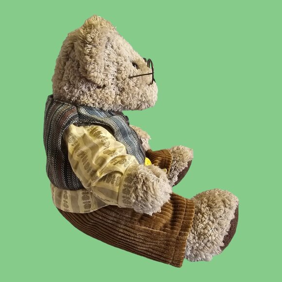 Jerry Elsner Velvet Touch Collection Teddy Bear Plush #1244 Daniel 8" Sitting - Picture 5 of 11